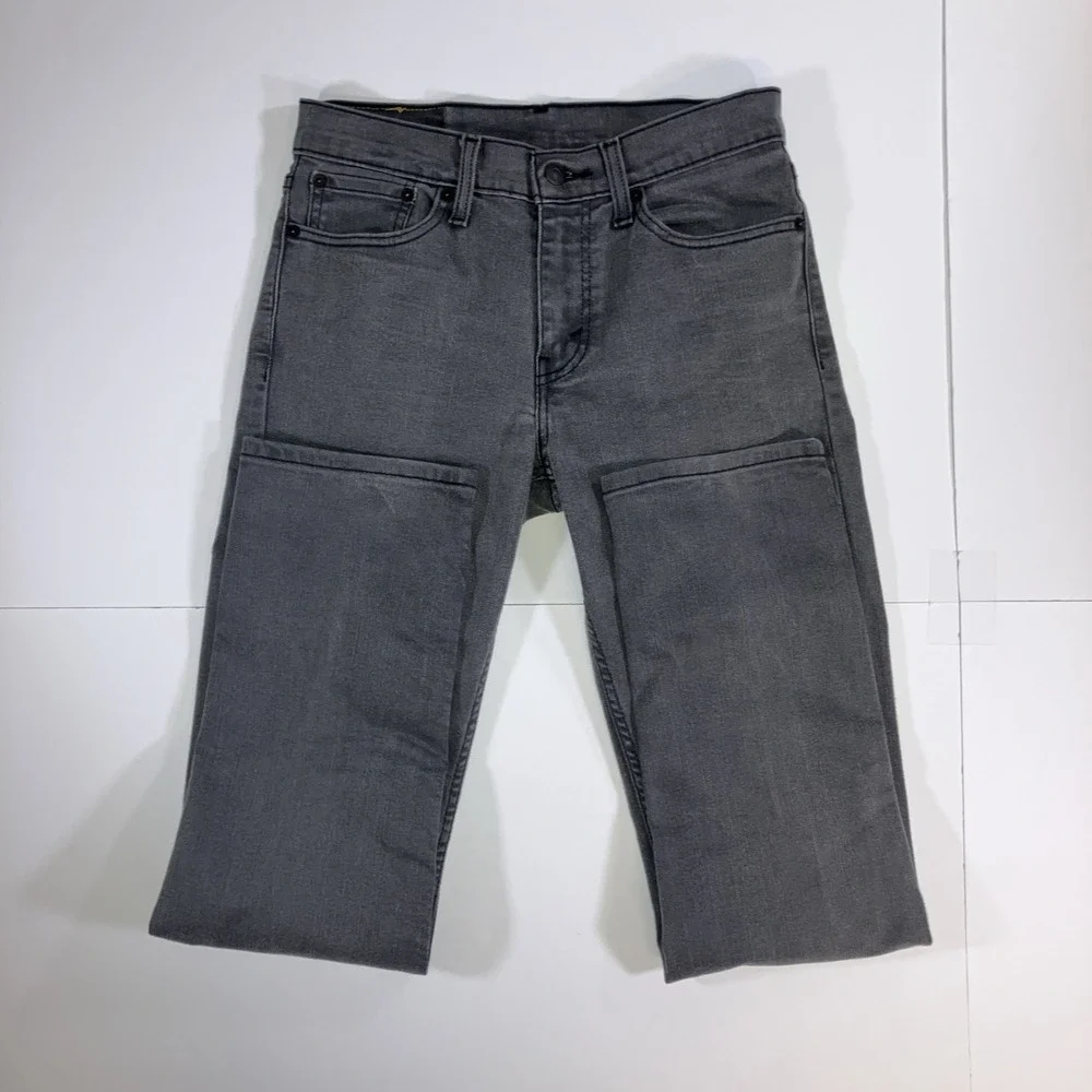 Levi's 511 Slim Fit Jeans Mens 29x32 Gray Stretch Denim WaterLess